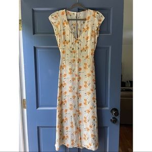 Reformation Wellfleet Dress in Limonada